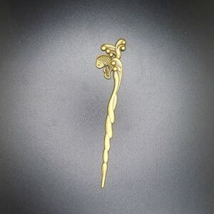 𝅺coy fish alloy bronze hair chopstick hair fork bun holder